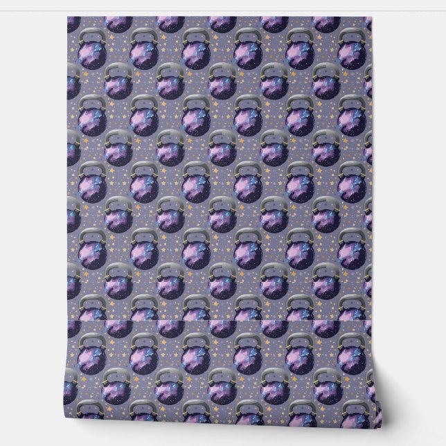 Space Galaxy Kettlebell Tapete (Abrollen)