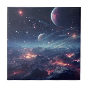 Space Galaxy Symphony Tile Fliese