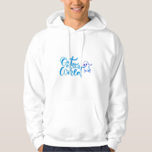 Space Ghost Vibes - Niedliches Halloween-Design Hoodie