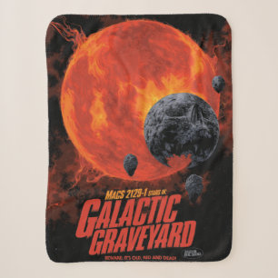 Space Graveyard Halloween Galaxie der Horror Sherpadecke