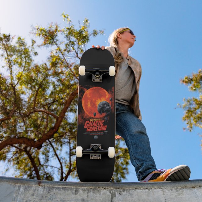 Space Graveyard Halloween Galaxie der Horror Skateboard (Außenbereich 1)