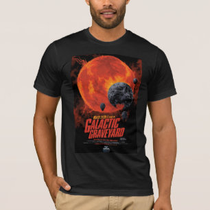 Space Graveyard Halloween Galaxie der Horror T-Shirt