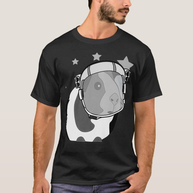 Space Guinea Pig Premium T-Shirt (Vorderseite)