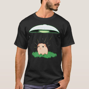 Space Guinea Pig Ufo Flying Saucer T-Shirt