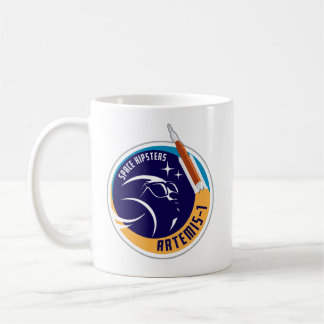 Space Hipsters® Artemis-1-Logo-Tasse Kaffeetasse