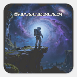 Space is the Final Frontier Quadratischer Aufkleber