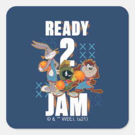 SPACE JAM: A NEW LEGACY™ Ready 2 | Quadratischer Aufkleber