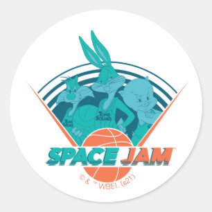 SPACE JAM: A NEW LEGACY™ Retro Futuristic Team Runder Aufkleber