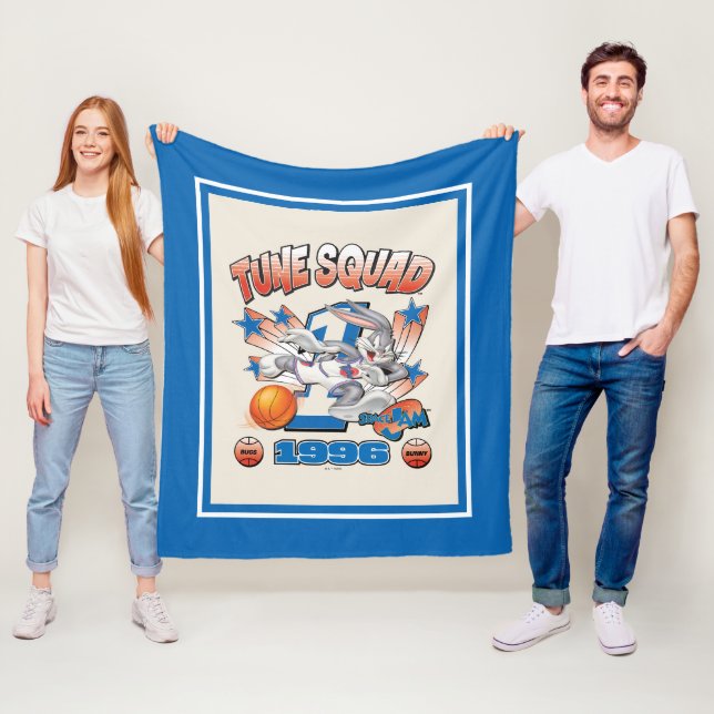 SPACE JAM™ BUGS BUNNY™ #1 Basketball-Grafik Fleecedecke (Beispiel)