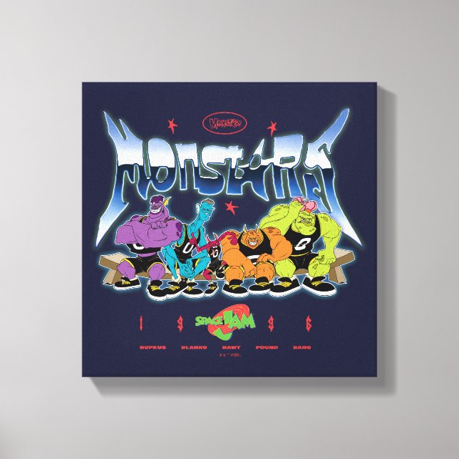 SPACE JAM™ Monstars 1996 Graphic Leinwanddruck (Vorderseite)