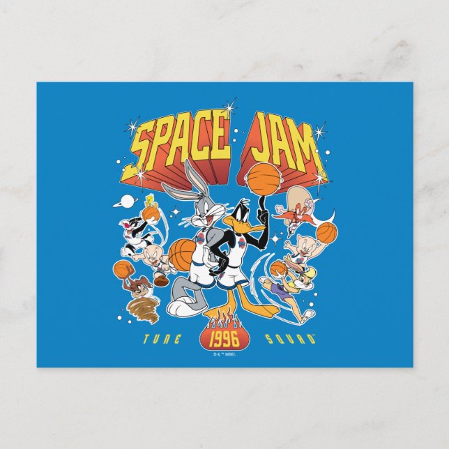 SPACE JAM™ TUNE SQUAD™ 1996 Graphic Postkarte (Vorderseite)