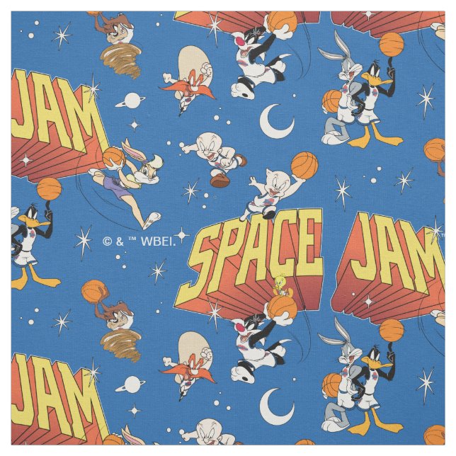 SPACE JAM™ TUNE SQUAD™ Outter Space Pattern Stoff (Muster)