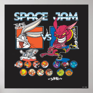 SPACE JAM™ TUNE SQUAD™ VS Monstars Mannschaftsgraf Poster