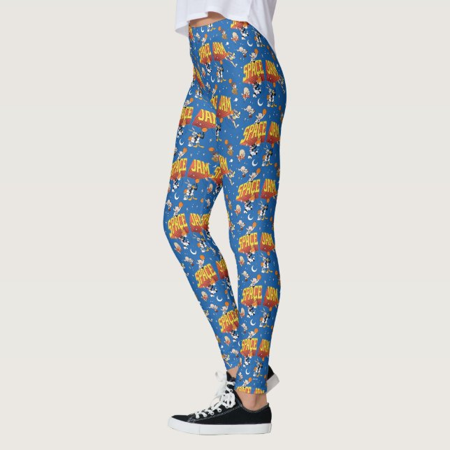 SPACE JAM™ TUNE SQUAD™ Weltraum-Muster Leggings (Links)