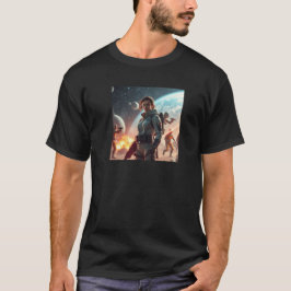 Space Journey Battles - Elsa Watten - Astrowarrier T-Shirt