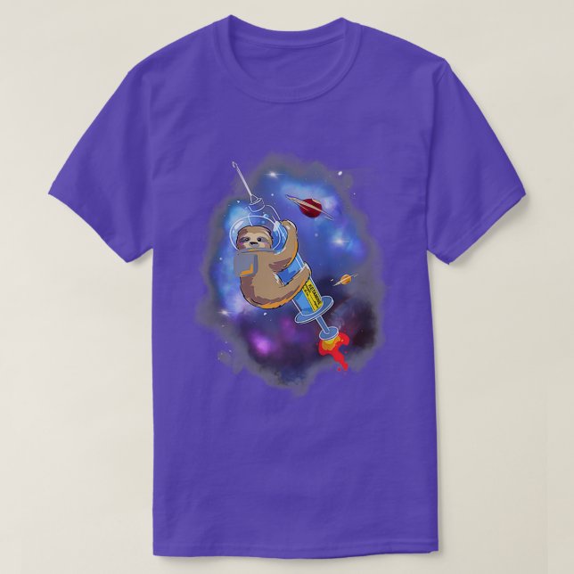 Space ketamine sloth anesthesia critical care Emer T-Shirt (Design vorne)