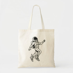 Space Kicks: Geflügelter Astronautenflug Tragetasche