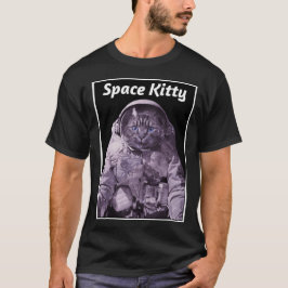 Space Kitty Outer Space Cat Astronaut Galaxy T-Shirt