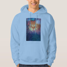 Space Kitty sagt "Lies My Eyes Hoodie Sweatshirt"