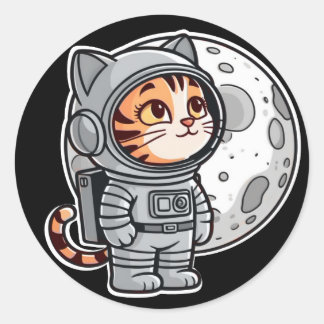 Space Kitty Sticker