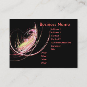 Space Light Business Card Visitenkarte
