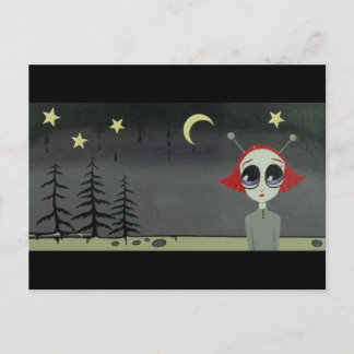 space melt art postcard 2 postkarte