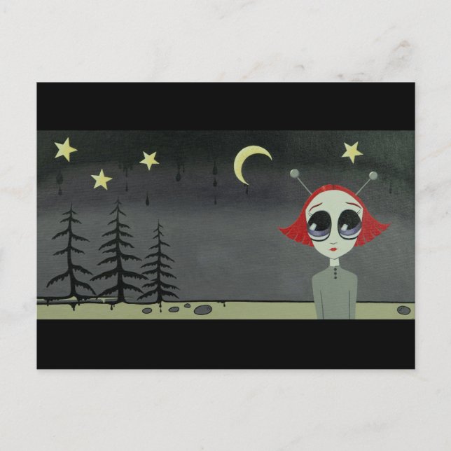 space melt art postcard 2 postkarte (Vorderseite)