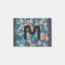 Space Mimosa Goldener Nebel Blossom Post-it Klebezettel