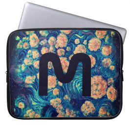 Space Mimosa Goldener Nebel Blossom und Ihr Brief Laptopschutzhülle