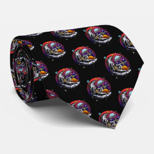 Space Moon Cheese Krawatte
