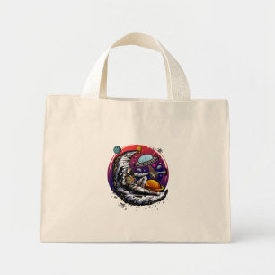 Space Moon Cheese Mini Stoffbeutel