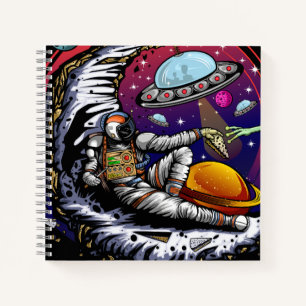 Space Moon Cheese Notizbuch