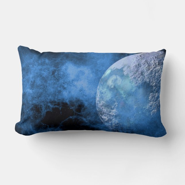 Space Moon Decorative Throw Kissen (Vorderseite)