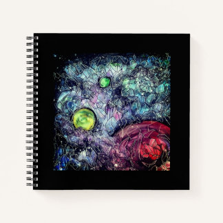 Space Mountain/3 Planets SpaceCake Notebook Notizbuch