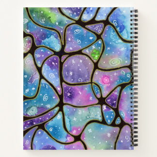 Space Neurographic Bullet Journal Notizbuch