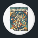 Space Odyssey – Cosmic Adventure for Space Lovers Magnet<br><div class="desc">Embark on a cosmic journey with this inspiring “Space Odyssey” typography design! Perfect for dreamers, explorers, and fans of the mysterious universe, this text-based design captures the spirit of adventure among the stars. Inspired by astronomy, science fiction, and the beauty of the galaxy, this design is ideal for space enthusiasts,...</div>