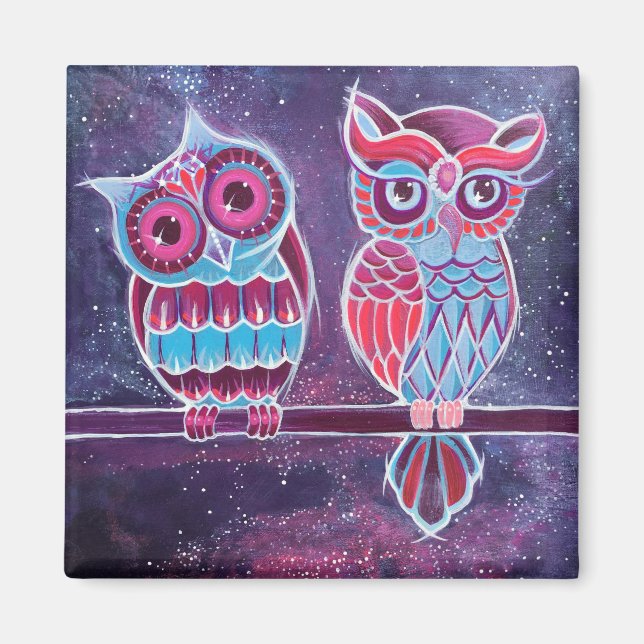 Space Owl Coupe Magnet (Vorne)
