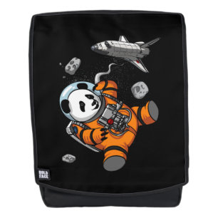 Space Panda Bear Astronaut Galaxy Kosmische Tier Rucksack