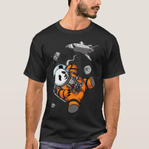 Space Panda Bear Astronaut Galaxy Kosmische Tier T-Shirt