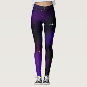 Space Pants - Fun Spacescape-Leggings Leggings