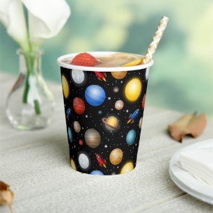 Space Party Pappbecher