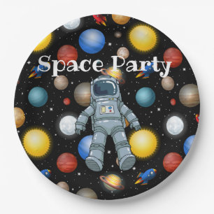 Space Party Pappteller