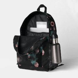 Space Pattern Bedruckter Rucksack