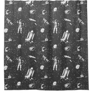 Space Pattern Duschvorhang