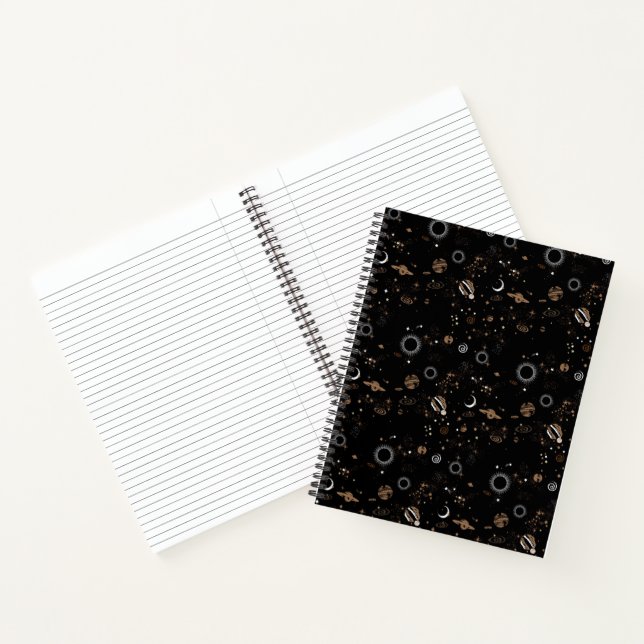 Space Pattern  Notizbuch (Innenseite)