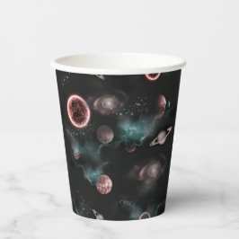 Space Pattern Pappbecher