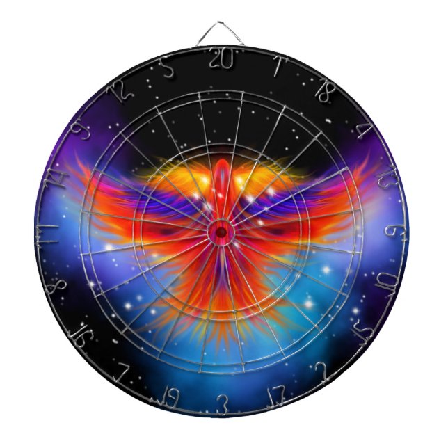 Space Phoenix Nebula Dartscheibe (vorne)