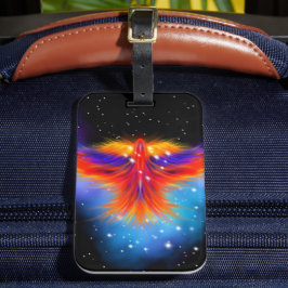 Space Phoenix Nebula Gepäckanhänger