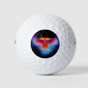 Space Phoenix Nebula Golfball