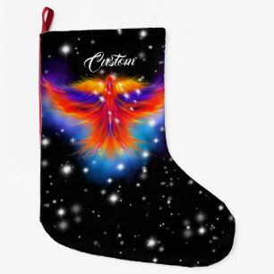 Space Phoenix Nebula Großer Weihnachtsstrumpf